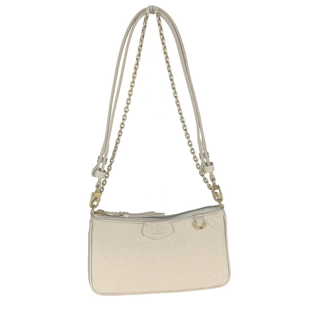 Louis Vuitton LOUIS VUITTON Shoulder Bag Monogram Empreinte Easy Pouch Cream ...